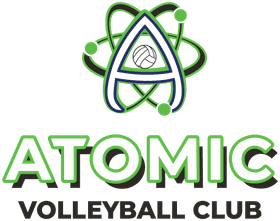 ATOMIC Volleyball Club banner logo